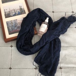 Ocean Blue Shimmer Scarf